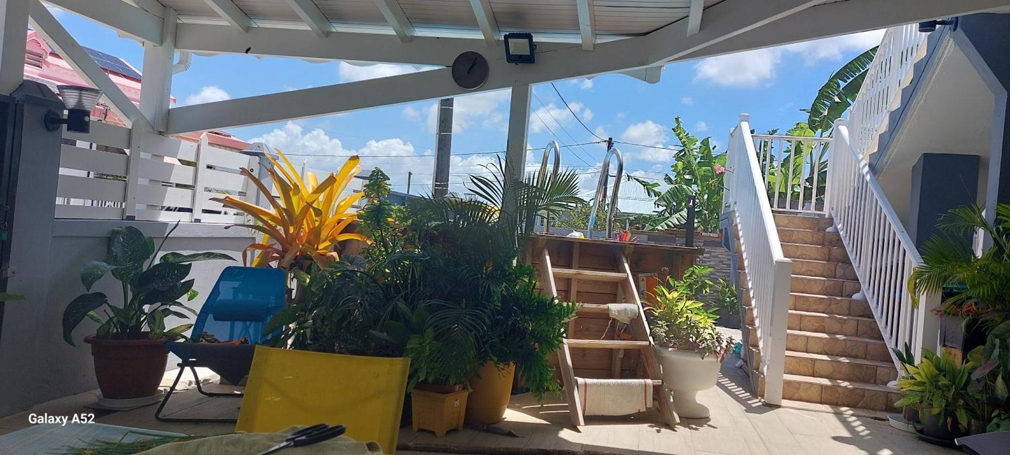 Haut De Villa Agreable Et Paisible Climatise, Wifi Anse-Bertrand ภายนอก รูปภาพ